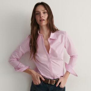 Reserved - Bavlnená košeľa - Ružová