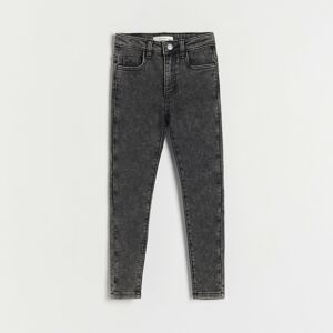 Reserved - Super soft skinny džínsy - Čierna