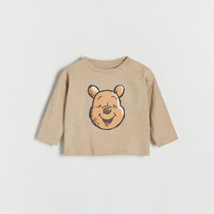 Reserved - Tričko s dlhými rukávmi Winnie the Pooh - Béžová