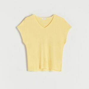 Reserved - Úpletové tričko - Žltá