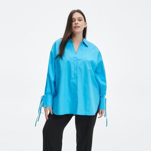 Reserved - Bavlnená košeľa - Modrá