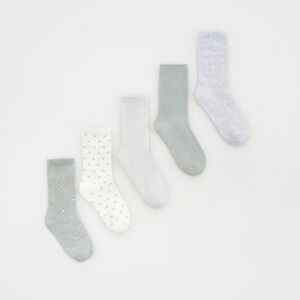 Reserved - Ponožky, 5-Balenie - Green