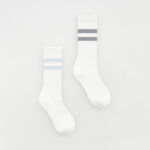 Reserved - Súprava 2 párov ponožiek - Ivory