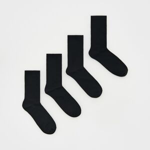 Reserved - Súprava 4 párov ponožiek - Čierna