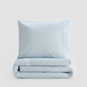 Reserved - Bavlnená posteľná súprava s anglickou výšivkou - Modrá