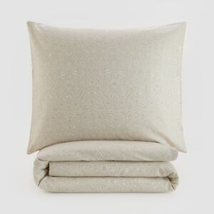 Reserved - Vzorovaná bavlnená posteľná súprava - Béžová