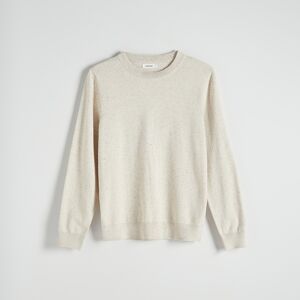 Reserved - Bavlnený sveter - Béžová