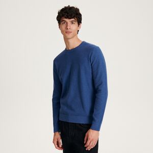 Reserved - Bavlnený sveter - Modrá