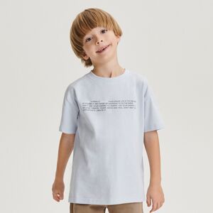 Reserved - Bavlnené tričko s nápismi - Purpurová