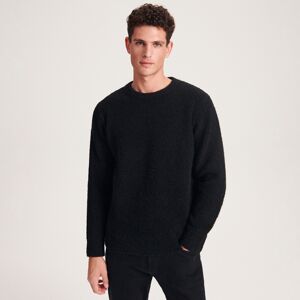 Reserved - Štruktúrovaný sveter s prímesou vlny - Čierna