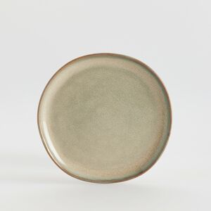 Reserved - Rustikálny keramický tanier - Béžová