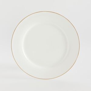 Reserved - Porcelánový tanier s obrubou - Biela