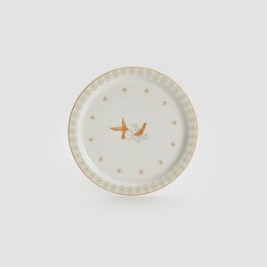 Reserved - Vzorovaný keramický tanier - Biela
