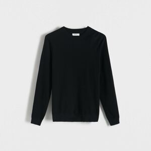 Reserved - Bavlnený sveter - Čierna