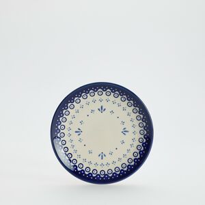 Reserved - Vzorovaný keramický tanier - Viacfarebná