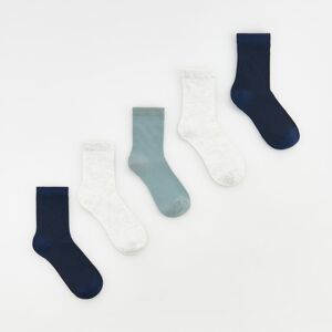 Reserved - Súprava 5 párov ponožiek - Tyrkysová