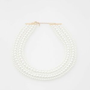 Reserved - Perlový náhrdelník - Krémová