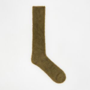 Reserved - Mäkké úpletové ponožky - Khaki