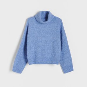 Reserved - Rolákový sveter - Modrá