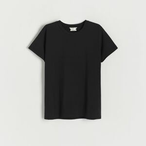Reserved - Tričko z organickej bavlny - Čierna