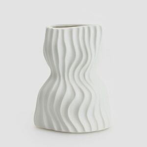 Reserved - Váza organického tvaru - Biela