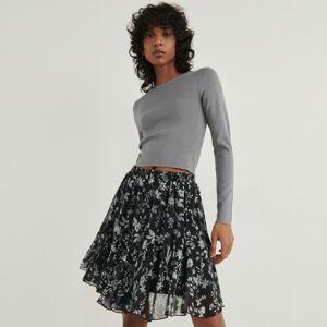 Reserved - Kvetinová mini sukňa - Viacfarebná