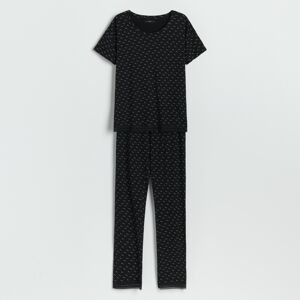 Reserved - Dvojdielne pyžamo - Čierna