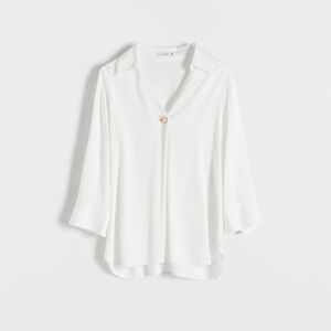 Reserved - Ladies` blouse - Biela