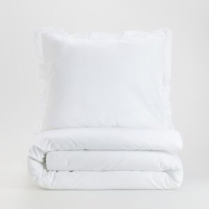 Reserved - Bavlnená posteľná súprava s anglickou výšivkou - Biela