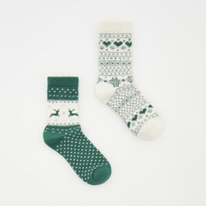 Reserved - Ladies` socks - Zelená