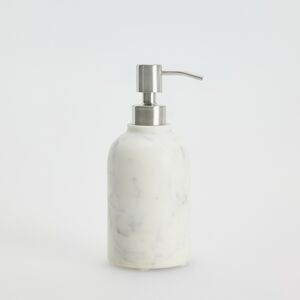 Reserved - Mramorový dávkovač na mydlo - Biela
