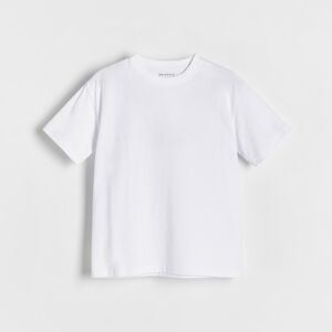 Reserved - Oversize bavlnené tričko - Biela