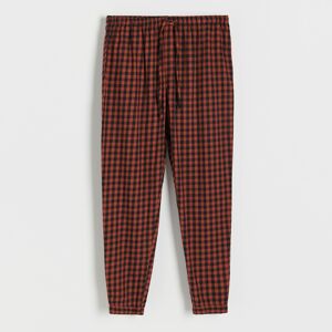 Reserved - Bavlnené pyžamové nohavice - Oranžová