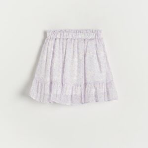 Reserved - Kvetovaná sukňa - Purpurová