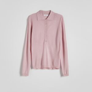 Reserved - Ladies` sweater - Ružová