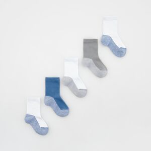 Reserved - Súprava 5 párov ponožiek - Modrá