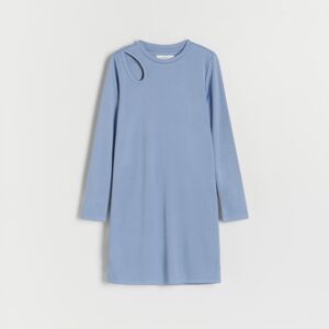 Reserved - Pásikavé šaty - Modrá