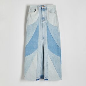 Reserved - Ladies` skirt - Modrá