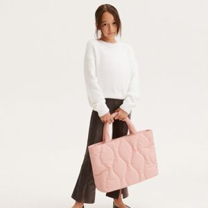 Reserved - Pufovaná shopper taška - Ružová