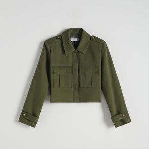 Reserved - Ladies` jacket - Khaki
