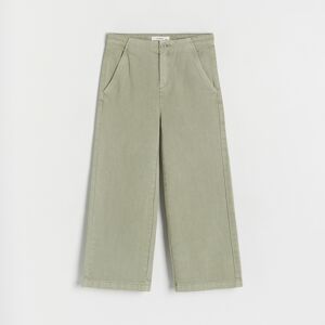 Reserved - Bavlnené nohavice - Zelená