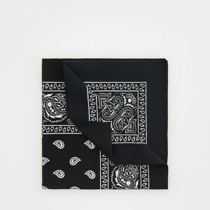 Reserved - Vzorovaná šatka bandana - Čierna