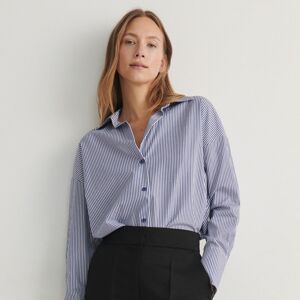 Reserved - Oversize bavlnená košeľa - Viacfarebná