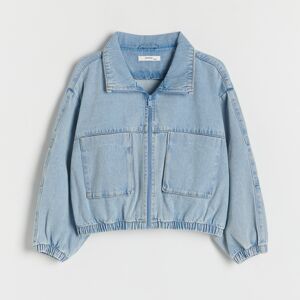 Reserved - Girls` jacket - Modrá
