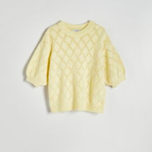 Reserved - Ladies` sweater - Žltá